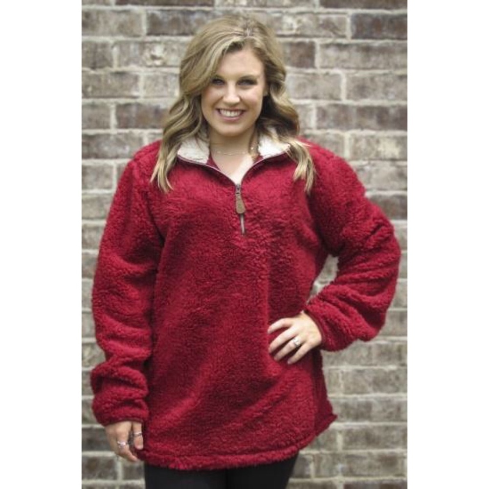 Cozy Red GirlieGirl Sherpa ❤️ NWOT Size Medium